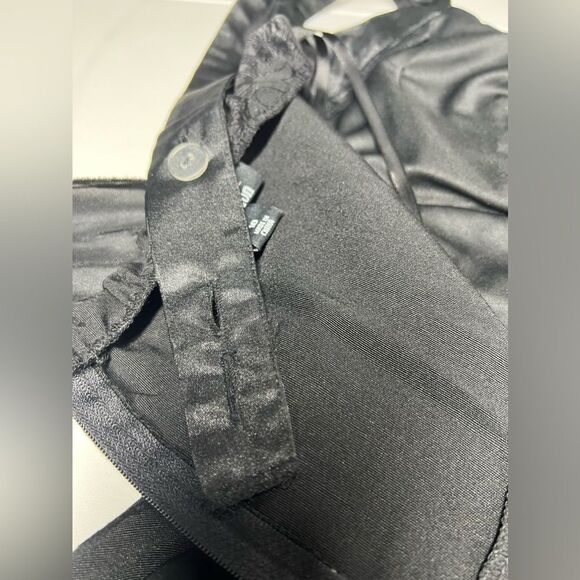 Dressbarn Collection Dress Size 10 Black Tulle Evening Tie Waist - Picture 16 of 16